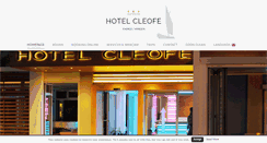 Desktop Screenshot of hotelcleofe.it