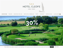 Tablet Screenshot of hotelcleofe.it